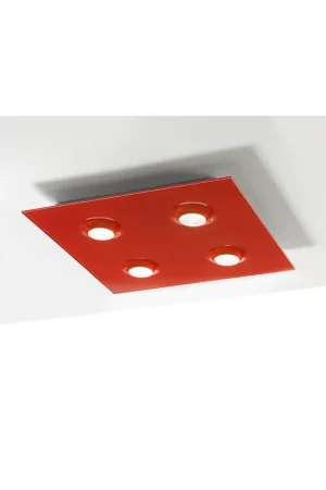 Acquista Ora Elesi Pois 02004 IP44 plafoniera moderna 4 led dimmerabile