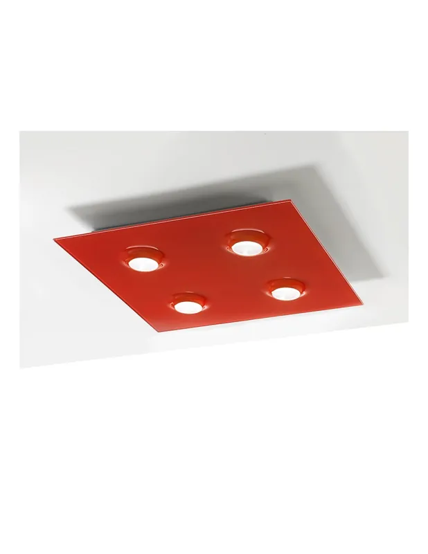 Acquista Ora Elesi Pois 02004 IP44 plafoniera moderna 4 led dimmerabile