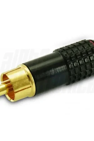 Spina coassiale RCA Alpha Elettronica per cavo da 4mm rosso - 17-77R Must-Have