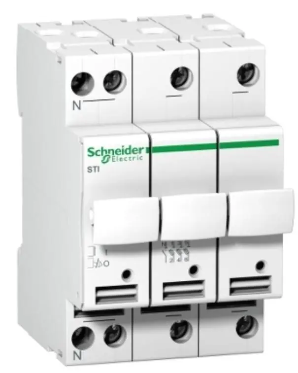 Base portafusibile Schneider Electric Acti9 STI 3P+N 10,3x38 500Vac - A9N15658 Vendita Finale