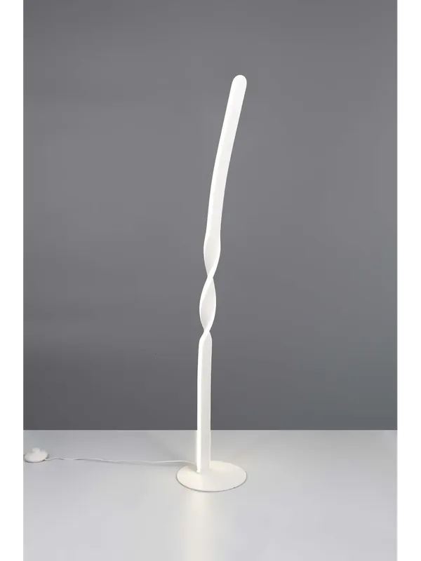Sconto Piantana lampada da terra moderna a led design bianco TR677