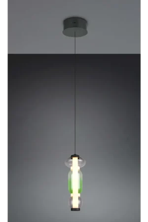 Acquista Ora Lampadario a sospensione moderno a led vetri multicolor TR721