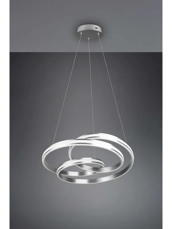 Lampadario moderno a led design cerchi dimmerabile TR718 Spedizione Espresso
