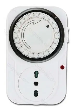 Direttamente Dal Produttore TIMER PROGRAMMATORE MECCANICO GIORNALIERO 16A 220V con presa bipasso 16A