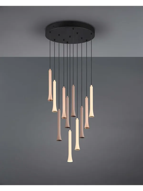 Nuova Collezione Lampadario moderno a led 11 luci dimmerabile design TR708