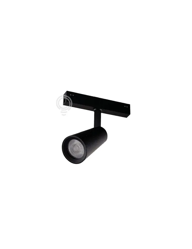 Più Venduto Faretto magnetico a led per sistema davinci nero 10w 100lm 3000k cri90 16,1x17,7x6,2cm