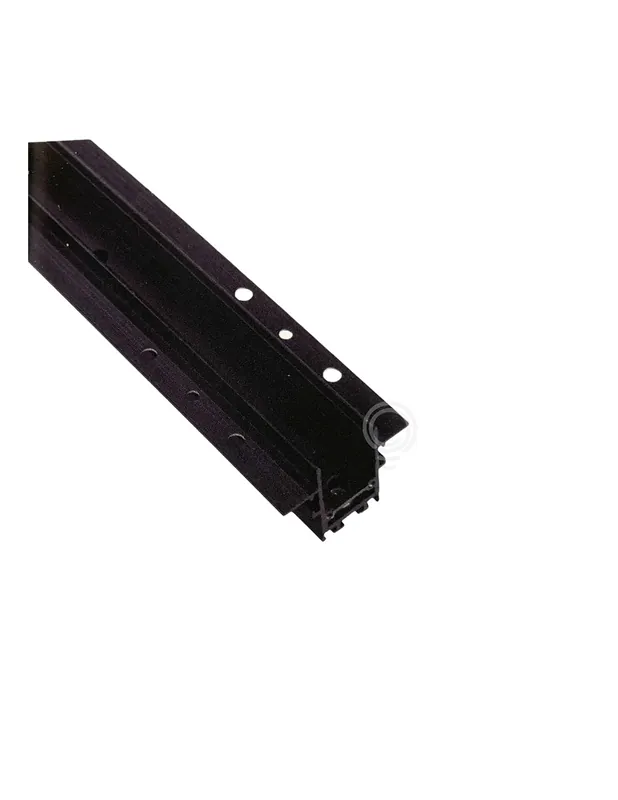 Binario a incasso filo nero 200x4,2x2,6cm Nuova Collezione