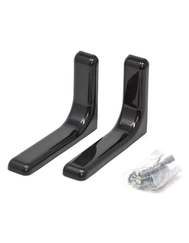 Acquista Ora REGGIMENSOLE ACCIAIO RICOPERTE cm 12x8 NERO 2 PZ