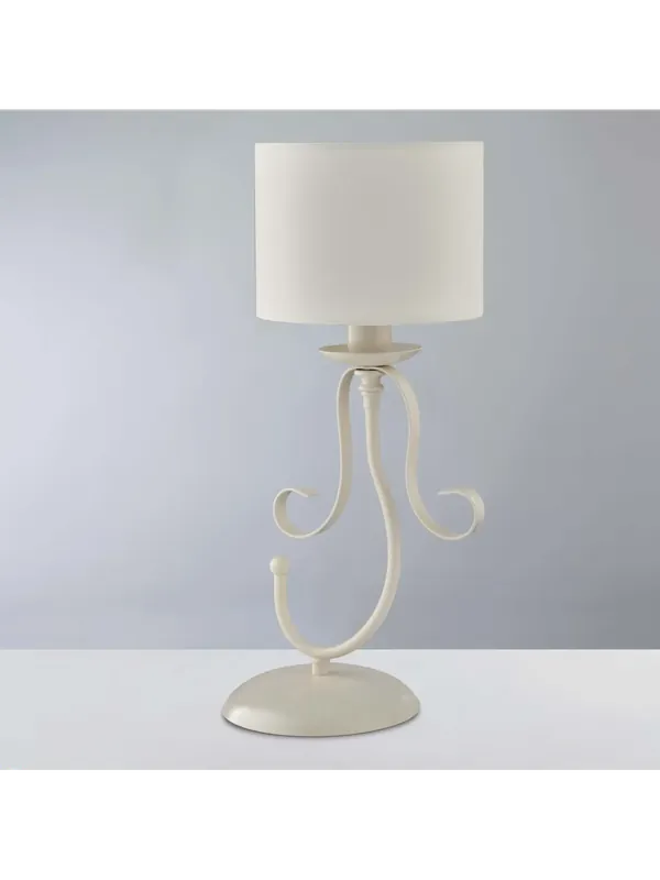 Economico Lumetto contemporaneo shabby avorio a 1 luce lgt 272