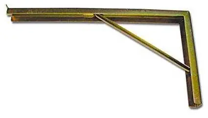 MENSOLA RIPOSTIGLIO ACCIAIO ZINCATO 30cm A Buon Prezzo