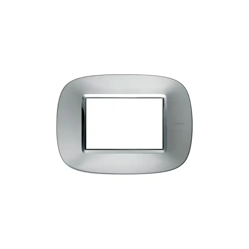 Non Perdere bticino axolute placca 3 posti moduli mostrina alluminio axolute metallo bticino hb4803xc