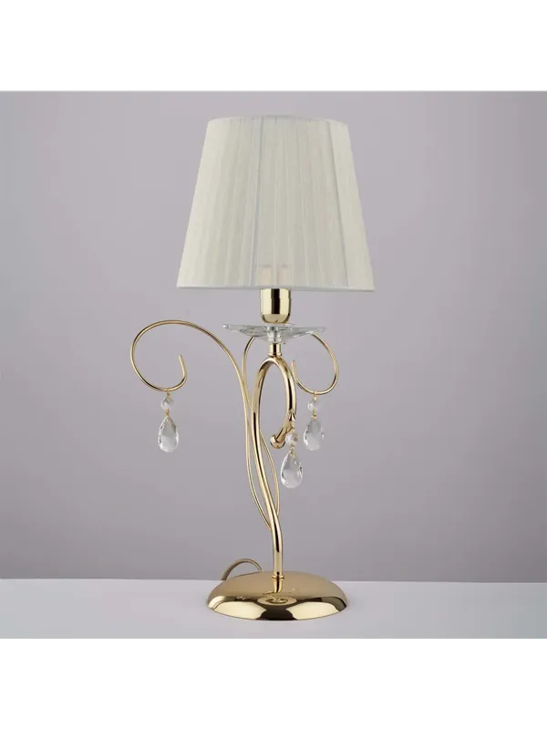 Lumetto classico oro in cristallo a 1 luce luxury design swarovsky lgt 258 Prezzo Di Fabbrica