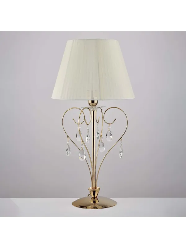 Popolare Lume grande classico oro in cristallo a 1 luce luxury design swarovsky lgt 257