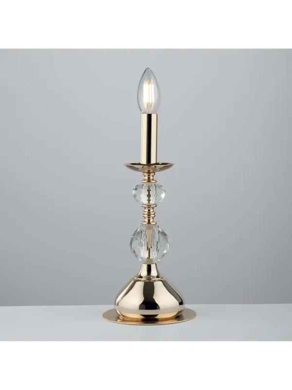 Soddisfatti O Rimborsati Lumetto classico oro in cristallo a 1 luce luxury design swarovsky lgt 254