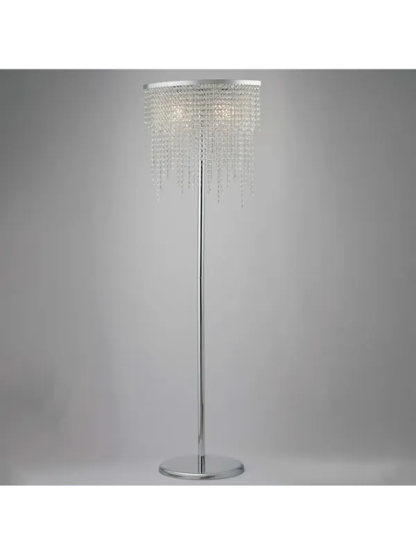 Piantana moderna lusso in cristallo a 2 luci luxury design swarovsky lgt 249 Super Prezzo