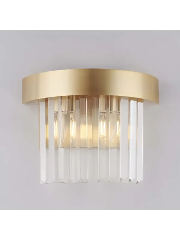 Applique classico lusso in cristallo a 2 luci luxury design swarovsky lgt 242 Must-Have