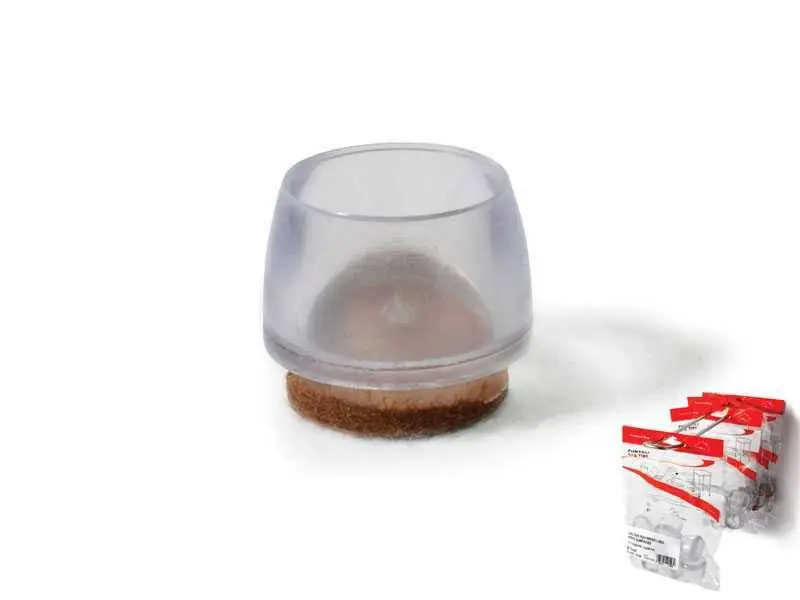 Esclusivo PUNTALI PVC CON FELTRO Ø 22mm 4P