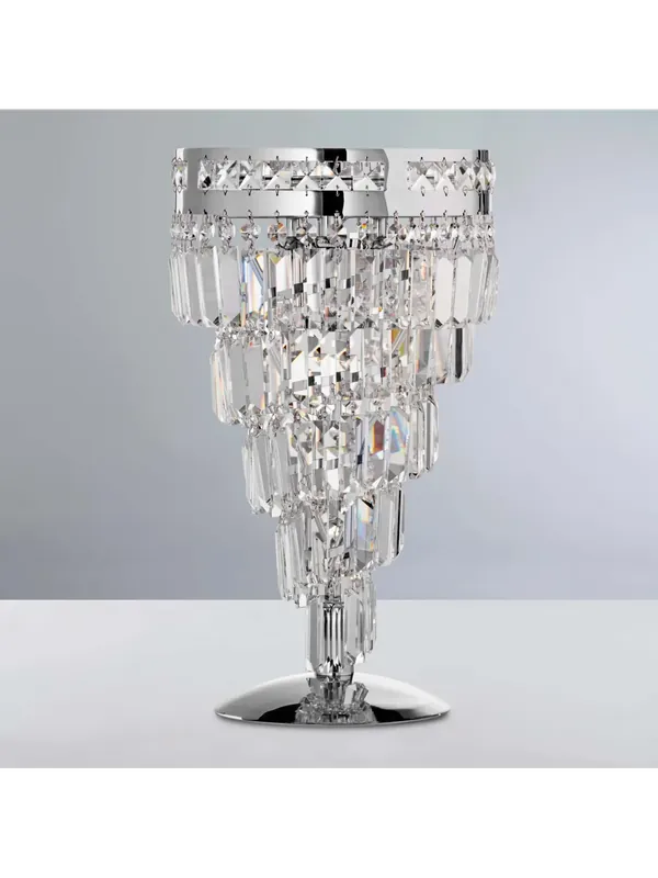 Vendita Finale Lume grande cromato lusso in cristallo a 3 luci luxury design swarovsky lgt 240