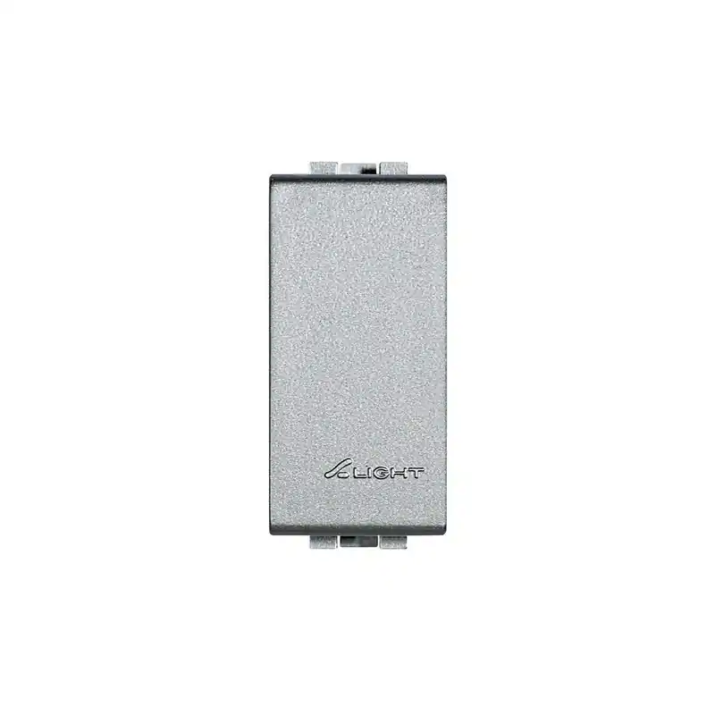 Prezzo Scontato bticino living light tech tasto falso polo tappo grigio chiaro 1 modulo bticino nt4950