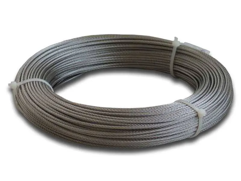 FUNE ACCIAIO INOX316 49 FILI Ø 3,0mm 10mt Reso Gratuito