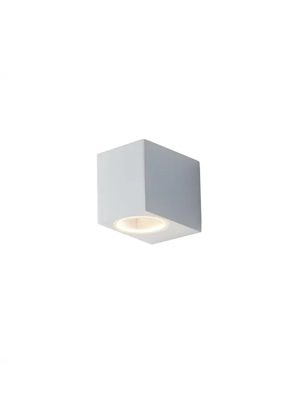 Applique parete bianco led 1xgu10 ip54 illuminazione Offerta Del Giorno