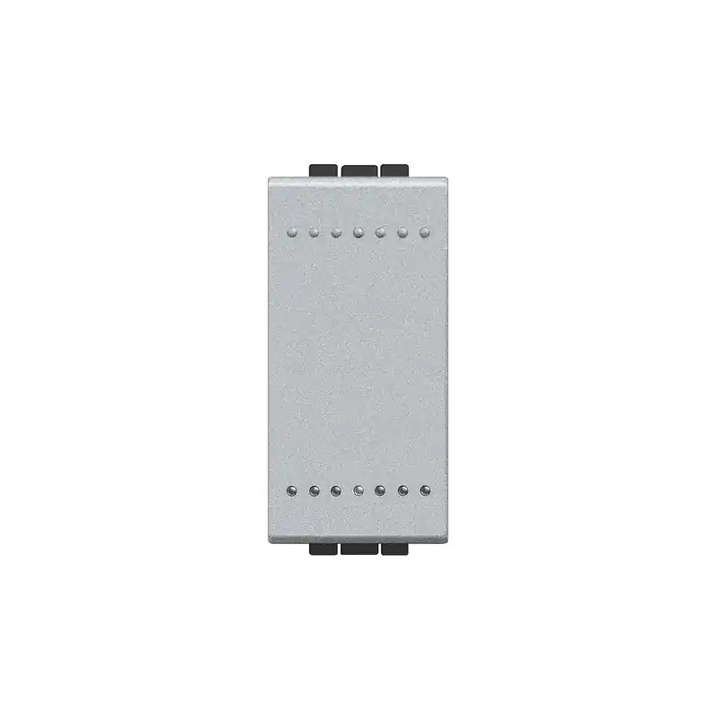 bticino living light tech pulsante unipolare 1 polo no 10a 1 modulo grigio chiaro frutto bticino nt4005n Professionale