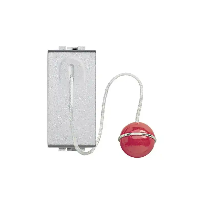 bticino living light tech pulsante unipolare 1 polo no 10a a tirante grigio chiaro frutto bticino nt4033 Reso Gratuito
