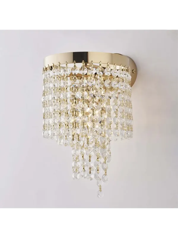 Spedito Oggi Applique classico lusso in cristallo 1 luce luxury design swarovsky lgt 229