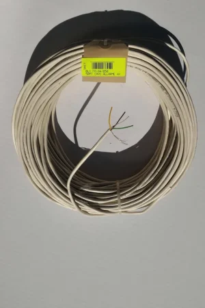 ELETTROSERVICE 50 METRI CAVO ALLARME SCHERMATO 4 CONDUTTORI DA 0,22 MM FA-04/B50 Nuovo Arrivo