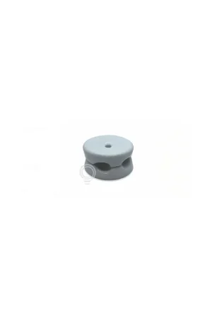 Promozione Esclusiva Guidacavo porcellana bianco vintage derivatore 33x19mm isol19