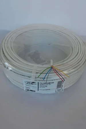 Compra Oggi Stesso ITC 100MT CAVO ALLARME SCHERMATO 8 CONDUTTORI SENZA ALIMENTAZIONE 8X0,22 MM FA-08BAM100