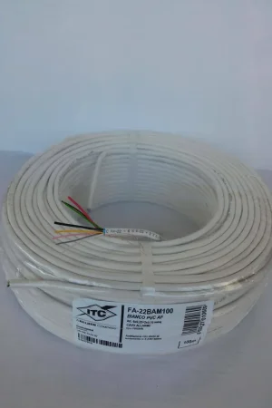 ITC 100MT CAVO ALLARME SCHERMATO 8 CONDUTTORI 6X0,22+2X0,75 FA-22BAM100 Ultima Occasione
