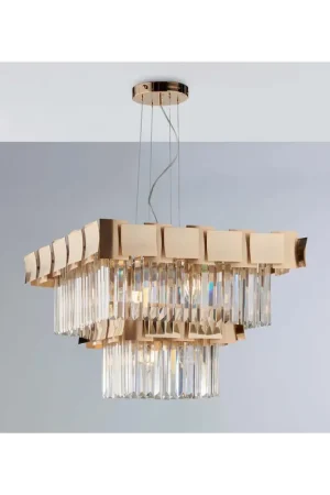 Ultime Pezzi Lampadario classico lusso in cristallo 14 luci luxury design swarovsky lgt 220