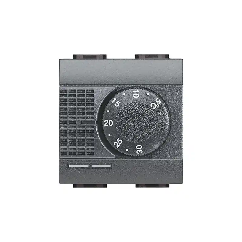 Affare bticino living international termostato condizionamento 230v 2 moduli antracite frutto bticino l4441