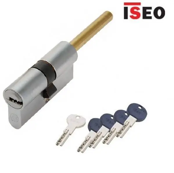 Esclusivo ISEO 82R66D0309C..5 cilindro sagomato nichelato 30x35 - 75 predisposto pomolo