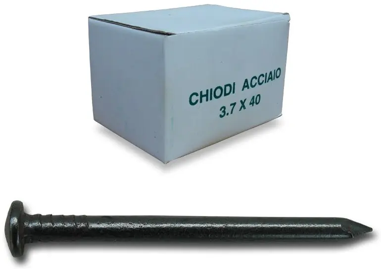 Chiodi in acciaio brunito a testa bombata 3,7x60 1,0 kg Promozione Esclusiva