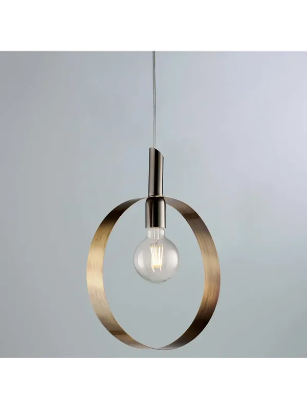 Lampadario contemporaneo con cerchio in metallo a 1 luce luxury lgt 201 Direttamente Dal Produttore