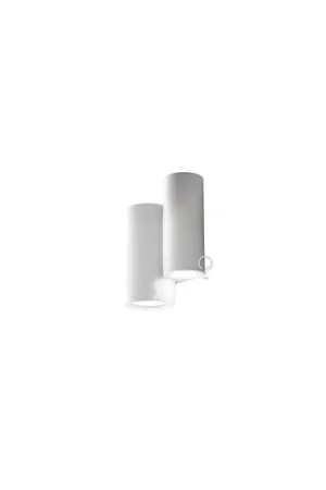 Applique da parete in gesso bianco verniciabile 4 x gu10 Prezzo Ridotto