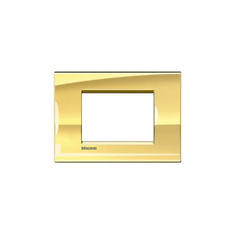 bticino living light placca 3 posti moduli oro freddo mostrina bticino lna4803oa A Buon Prezzo