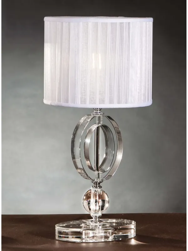 Esclusivo Lumetto moderno in cristallo cromo design swarovsky coll. kr01