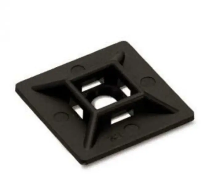 Non Perdere BM BASE DI FISSAGGIO ADESIVA NERA 19X19 N0901