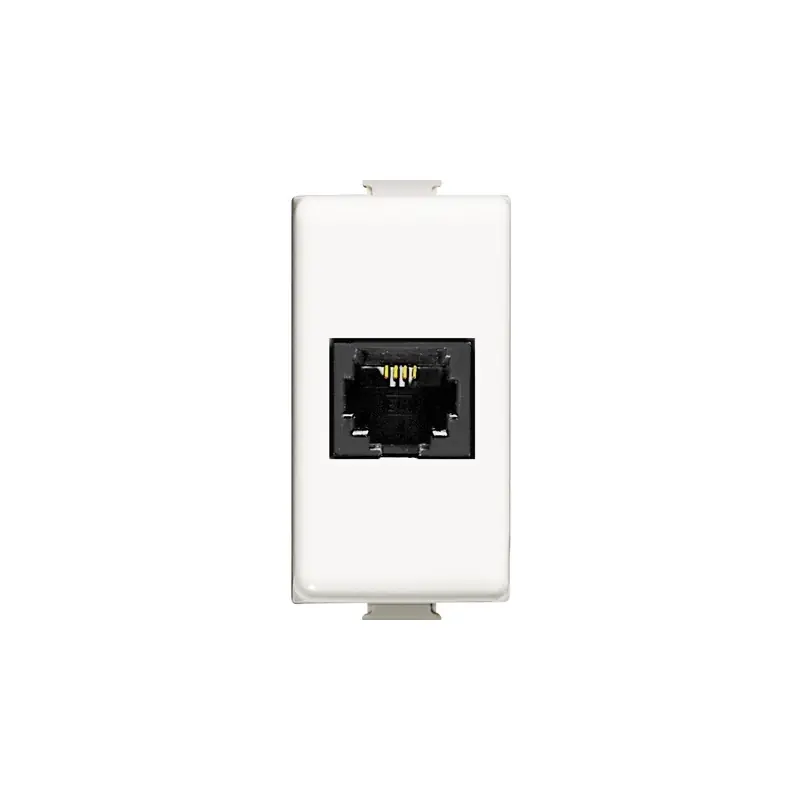 bticino matix connettore rj11 a morsetto dati telefonica computer incasso frutto bianco bticino am5982 Quantità Limitata