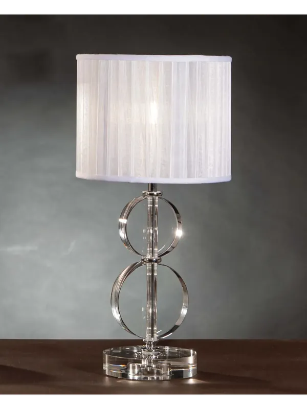 Ultime Pezzi Lumetto moderno in cristallo cromo design swarovsky coll. kr06