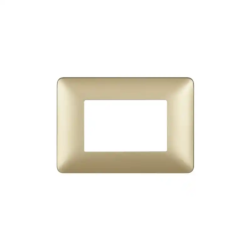 bticino matix placca 3posti moduli gold mostrina cornice portafrutto incasso bticino am4803mgl Popolare