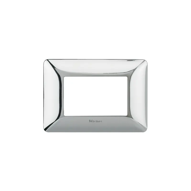 Offerta Lampo bticino matix placca 3 posti moduli cromo lucido cornice portafrutto incasso bticino am4803gcr