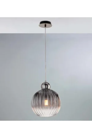 A Buon Prezzo Lampadario a sospensione moderno fumè a 1 luce luxury lgt 182