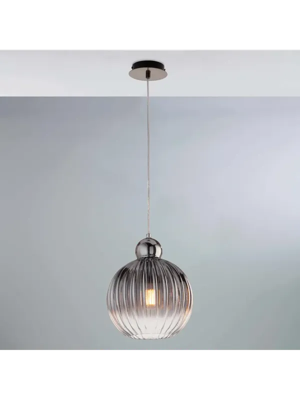 A Buon Prezzo Lampadario a sospensione moderno fumè a 1 luce luxury lgt 182
