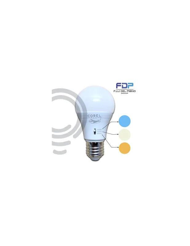 Bestseller Lampada a led attacco edison e27 12w selezionabile k2700-4000-6000