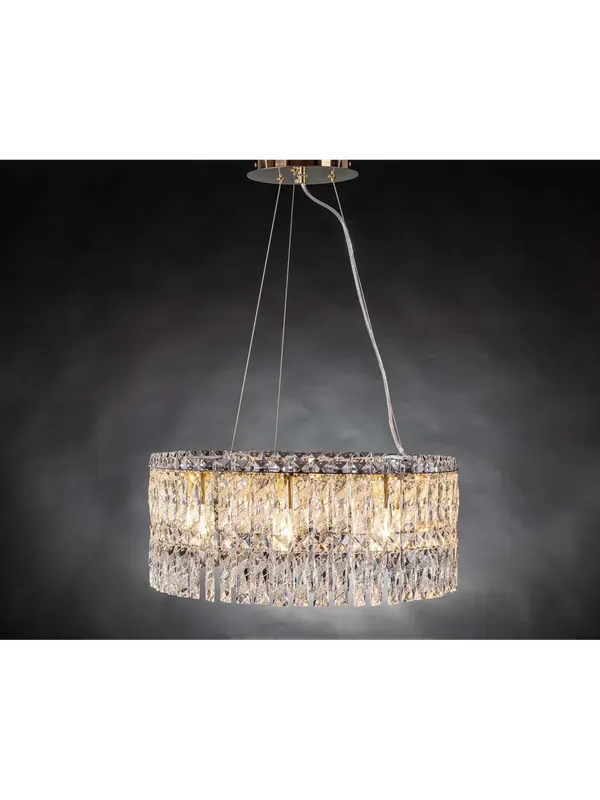 Lampadario classico in cristallo a 8 luci Design Swarovsky coll. 8311/8 Quantità Limitata