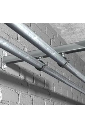 Mensola staffa a sbalzo di supporto zincata con piastra 30 cm Promo Stagionale
